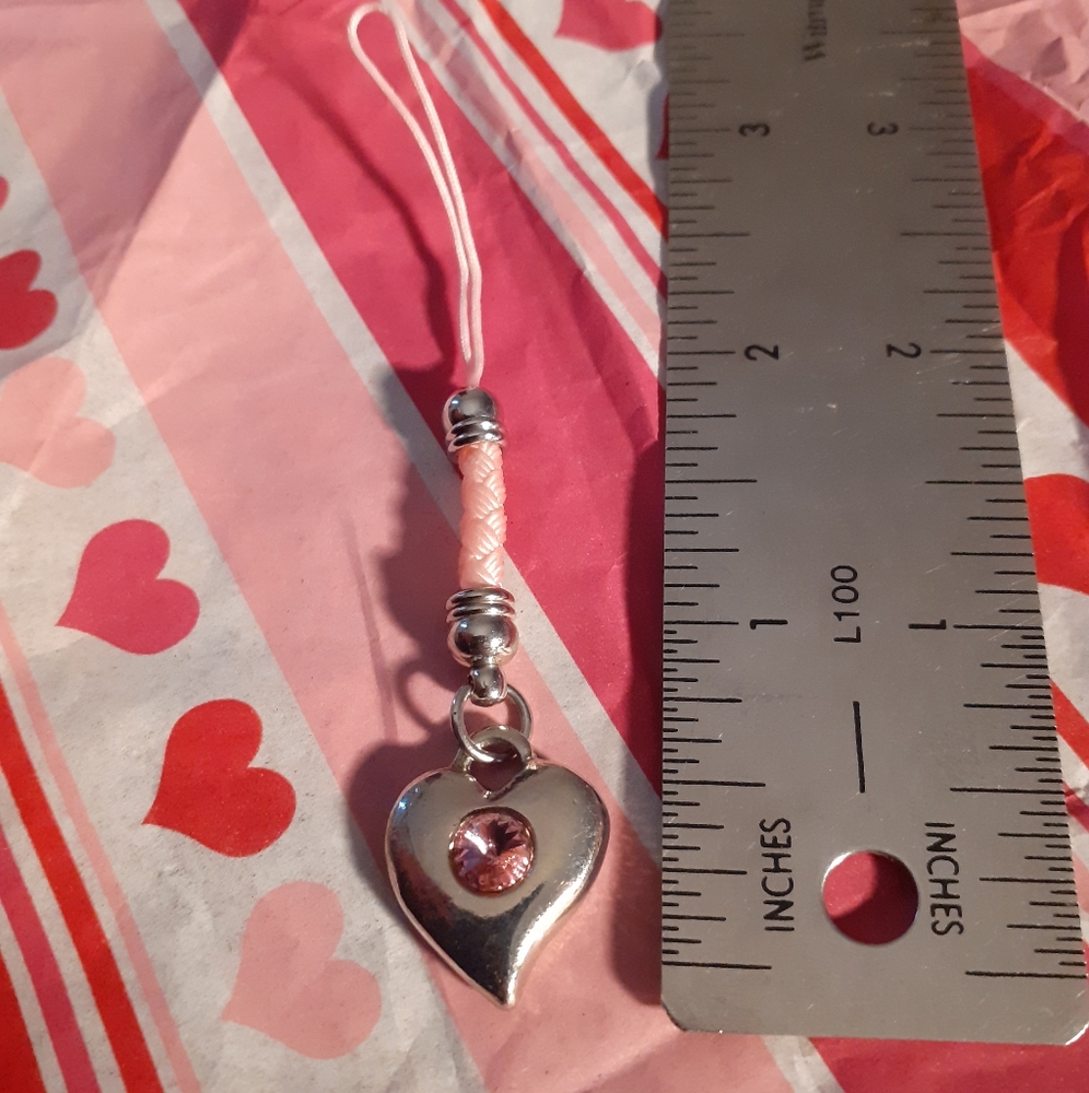 Swarovski cell phone charm